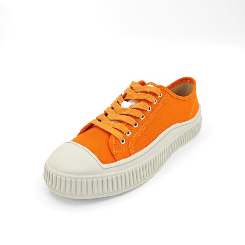 Orange Canvas Casual Sneakers – Durable, Lightweight & Vibrant Style - Image 4